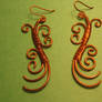 scroll earrings