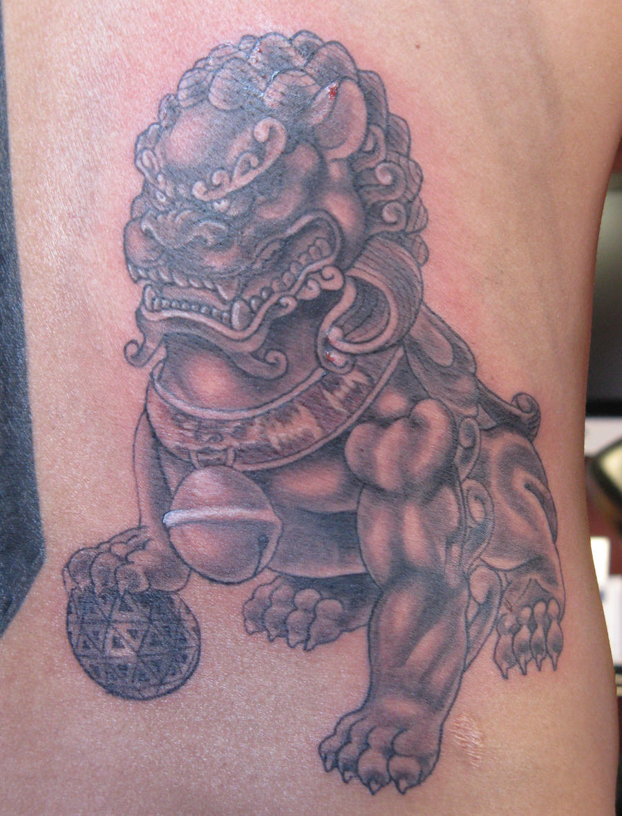 Fu Dog Tattoo By Johndevilman On Deviantart Fu Dog Tattoo By Johndevilman On Deviantart