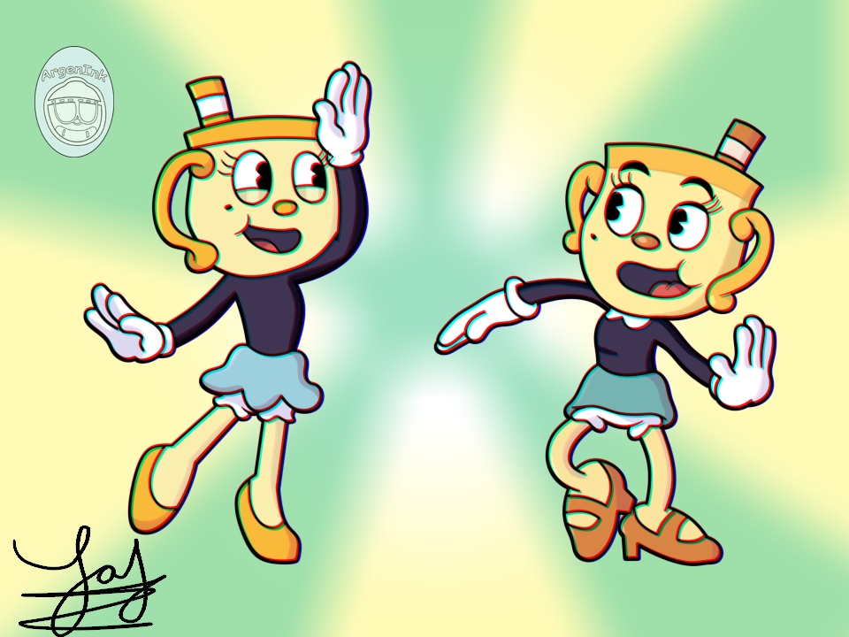 Cuphead Show Ms. Chalice by ArgenInk on DeviantArt