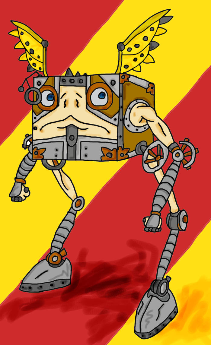 Mr. Modron by PhatDoughBoy on DeviantArt