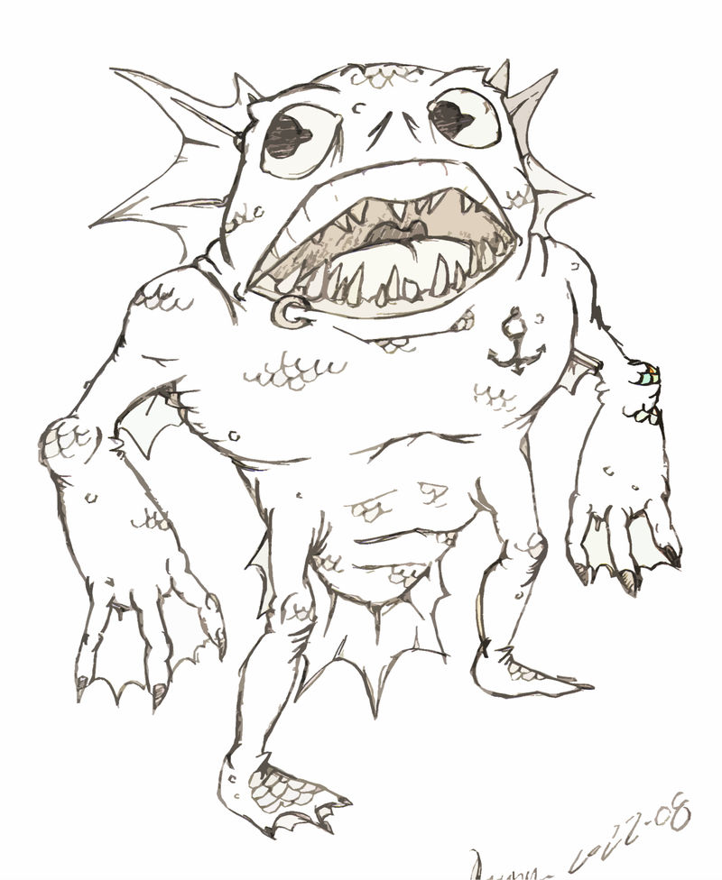FISHMAN by PhatDoughBoy on DeviantArt