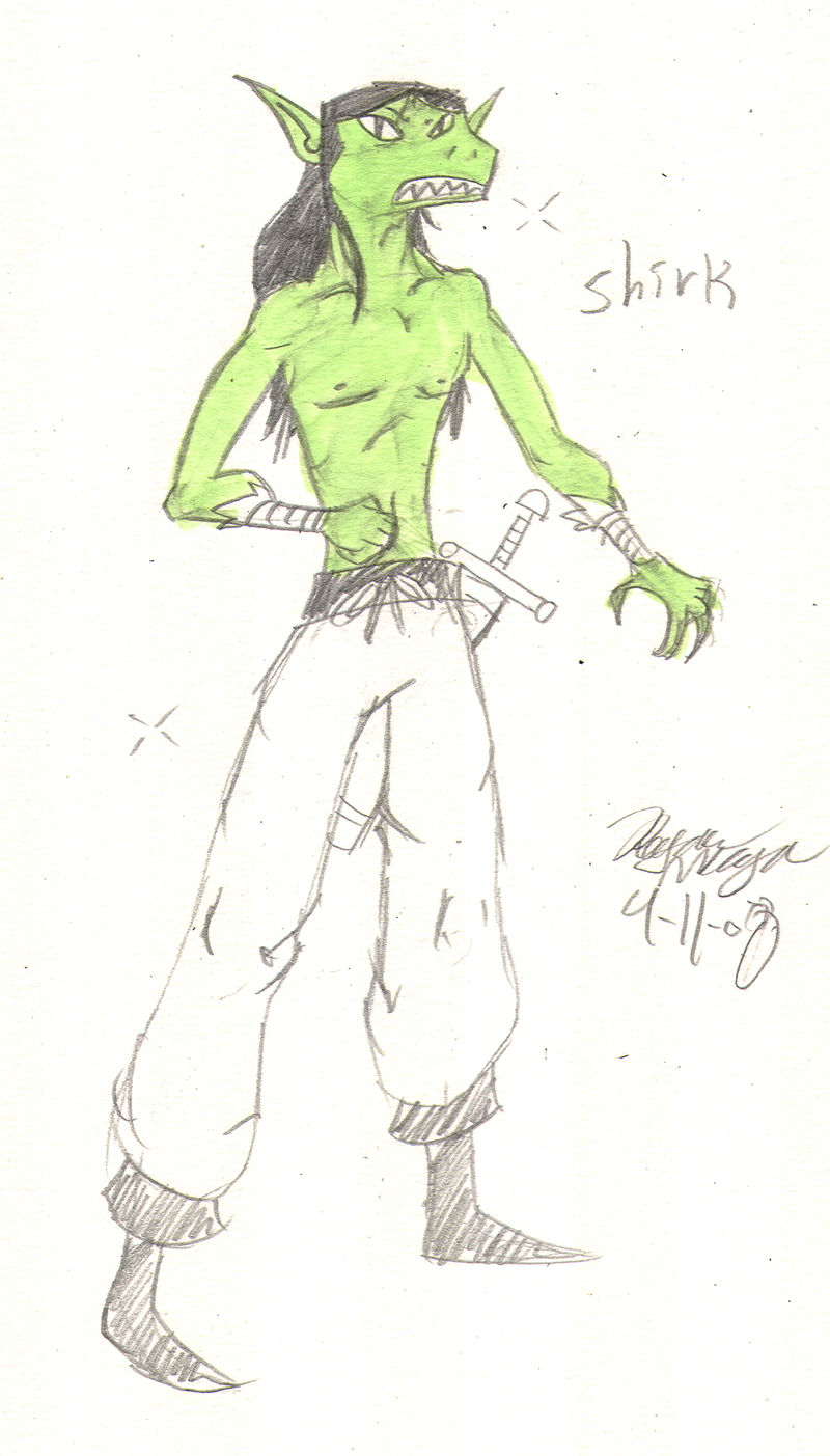 Deviantart Shirk Shirk the Goblin by PhatDoughBoy on DeviantArt