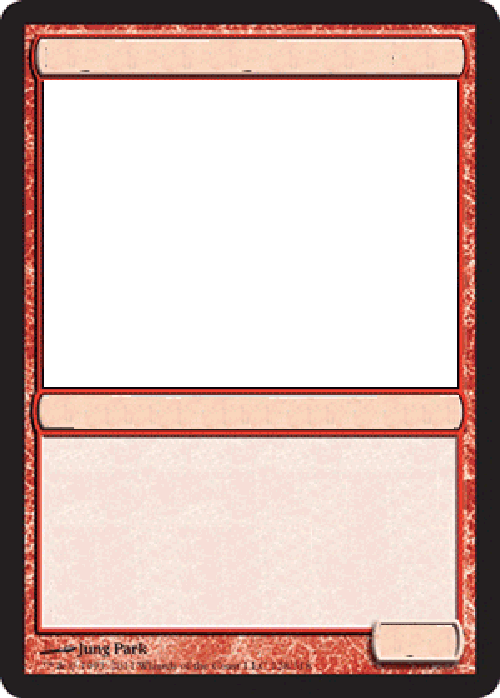 MTG Blank red card. by GrowlyDave on DeviantArt MTG Blank red card. by GrowlyDave on DeviantArt