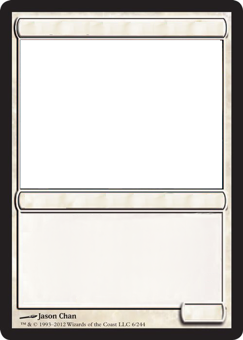 MTG Blank white card. by GrowlyDave on DeviantArt MTG Blank white card. by GrowlyDave on DeviantArt