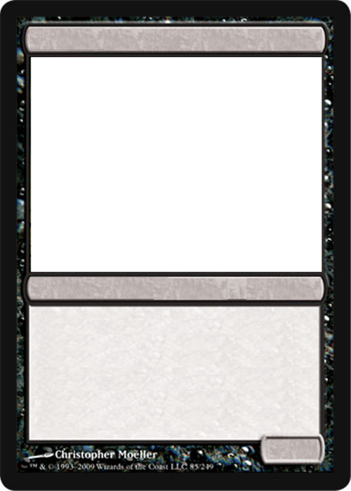 MTG Blank black card.