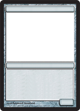 MTG Blank artifact card. by GrowlyDave on DeviantArt MTG Blank artifact card. by GrowlyDave on DeviantArt