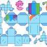 Plantilla MLP-Rainbowdash