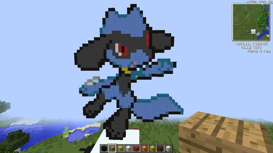 Minecraft Riolu by ShattersoundArts on DeviantArt