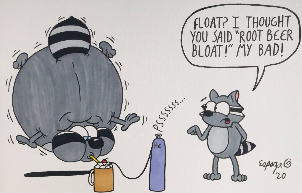 Bubble Fox-Raccoon Inflation by FatRabiesLover10 on DeviantArt