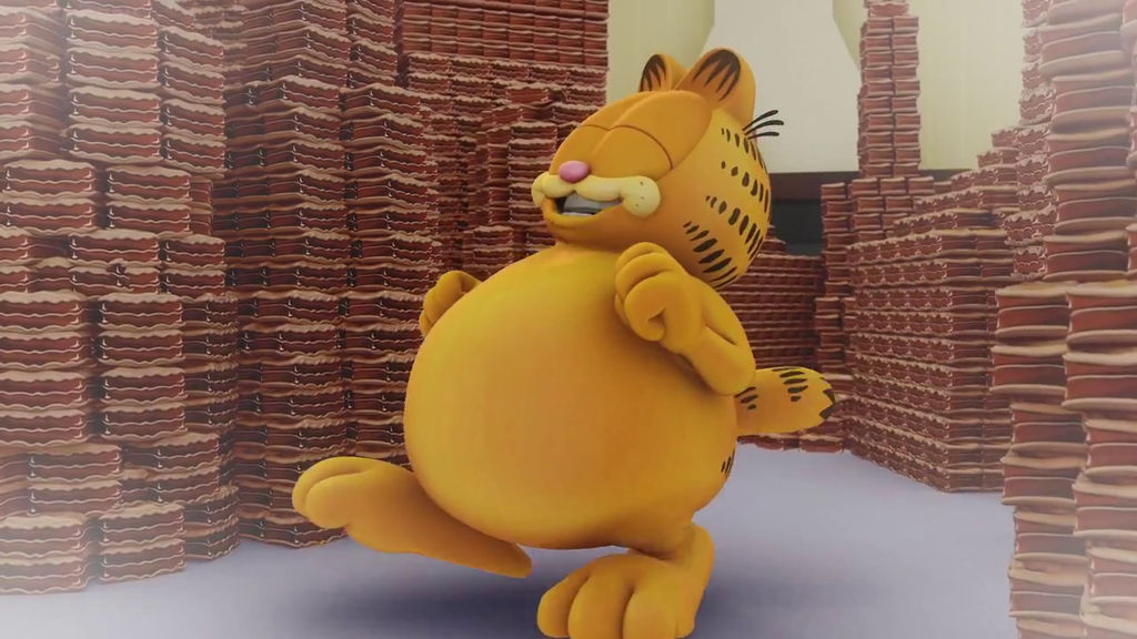 The Garfield Show S4 E17b-Garfield Weight Gain by FatRabiesLover10 on ...