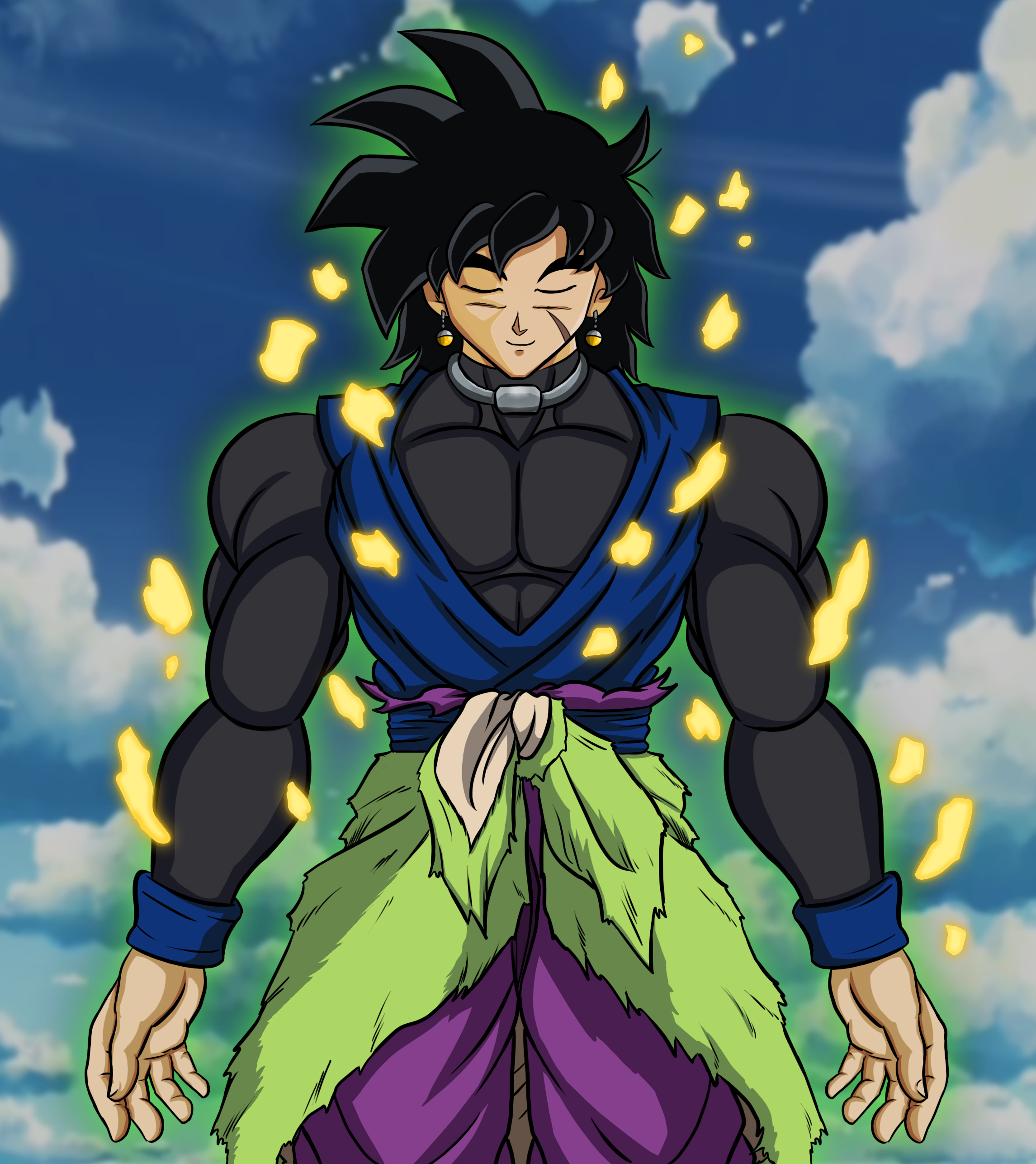 BROLY GOKU FUSION: Brolku!!! by WhiteSnakeArt55 on DeviantArt