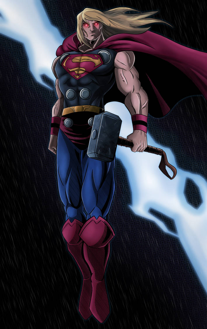 protesta identificación Comida sana SUPERMAN+THOR: Kal Odinson The Super Thor by WhiteSnakeArt55 on DeviantArt
