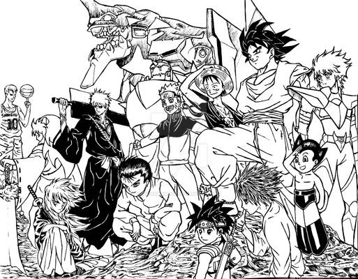 Anime and Manga Heroes