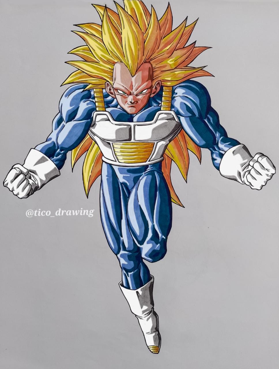 Majin Vegeta ssj2 (3) by davidferres on DeviantArt