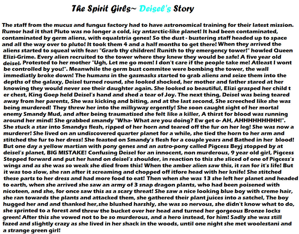 TSG- Deisel's backstory!