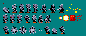 Sonic Pocket Adventure: Mecha Sonic Sprites by BluerSonic on DeviantArt