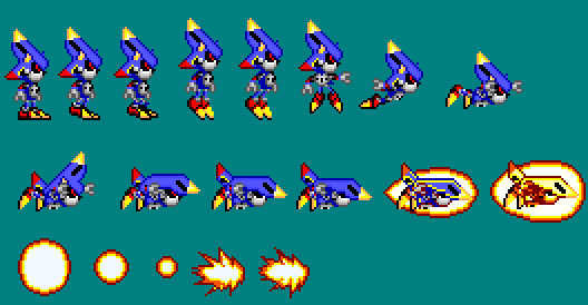 Sonic 1 SMS - Metal Sonic by PixelMarioXP on DeviantArt