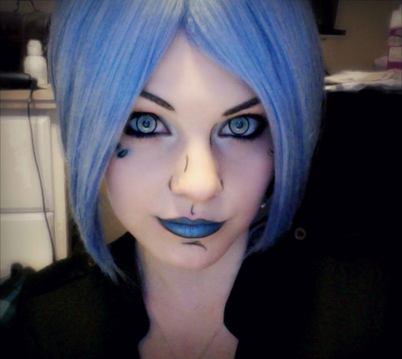 Maya the Siren! (Make up, wig and contacts!)