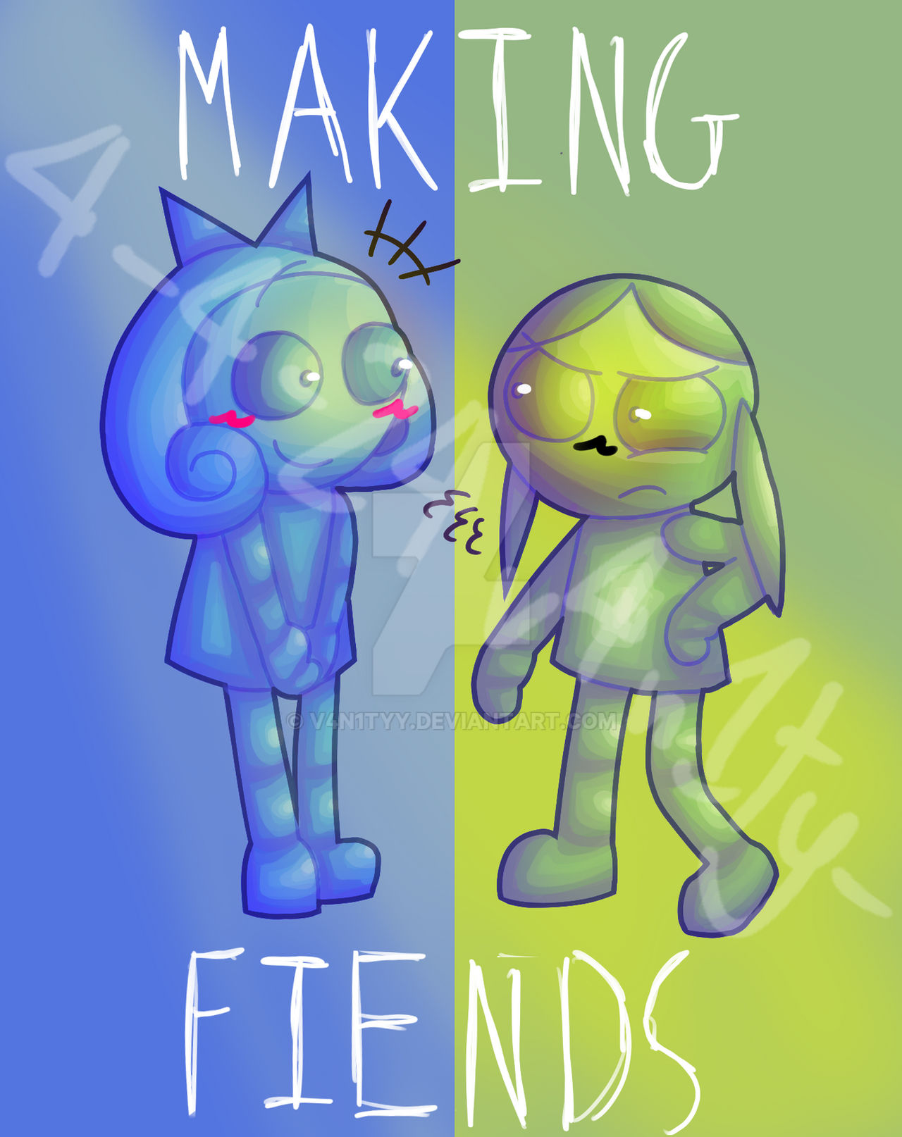 MAKING FIENDS by v4n1tyy on DeviantArt