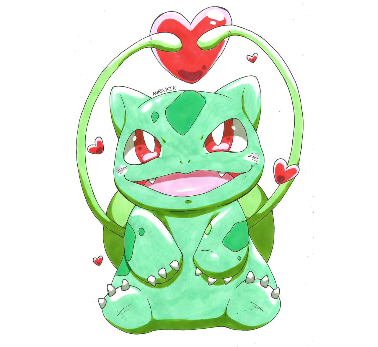 Bulbasaur Two Bulbasaur by Aurakin-Arts on DeviantArt
