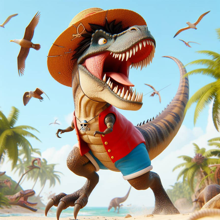 Monkey.d.rex 2 by WFilho87 on DeviantArt