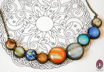 Solar System Statement necklace