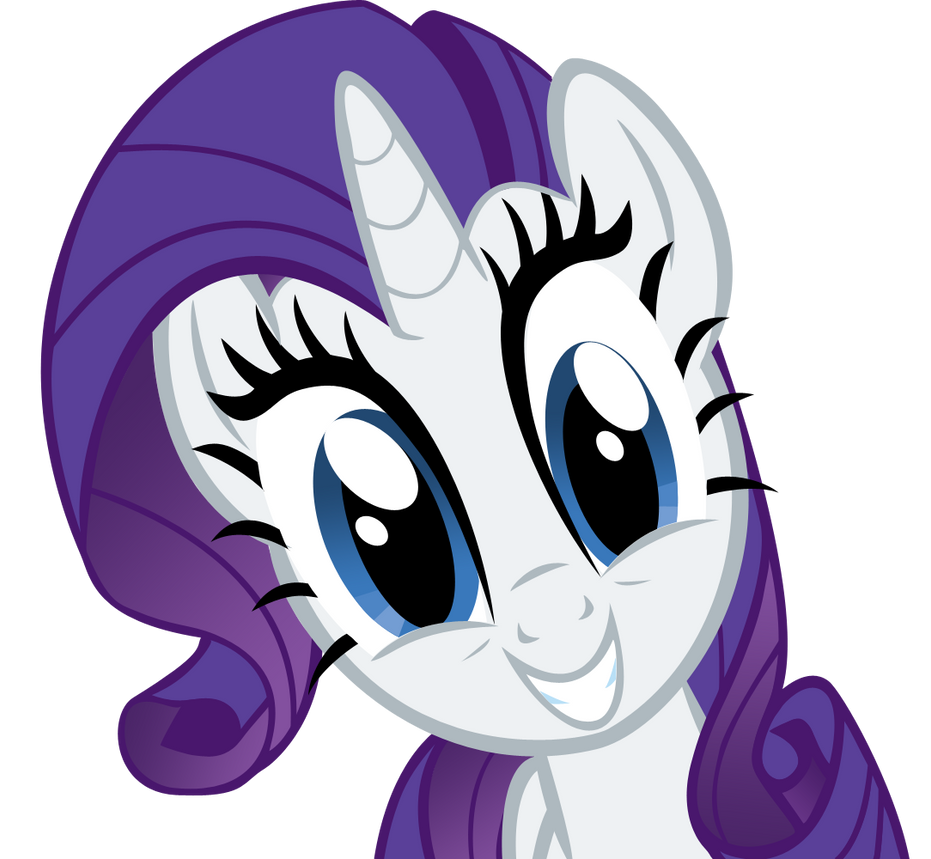 Rarity happy by DrunkHedgehog on DeviantArt
