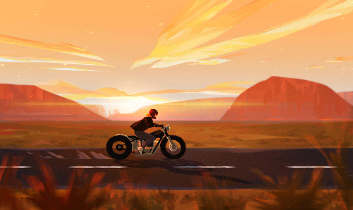 Deviantart Riding Motorcycle Riding a motorcycle by oosan1020 on DeviantArt