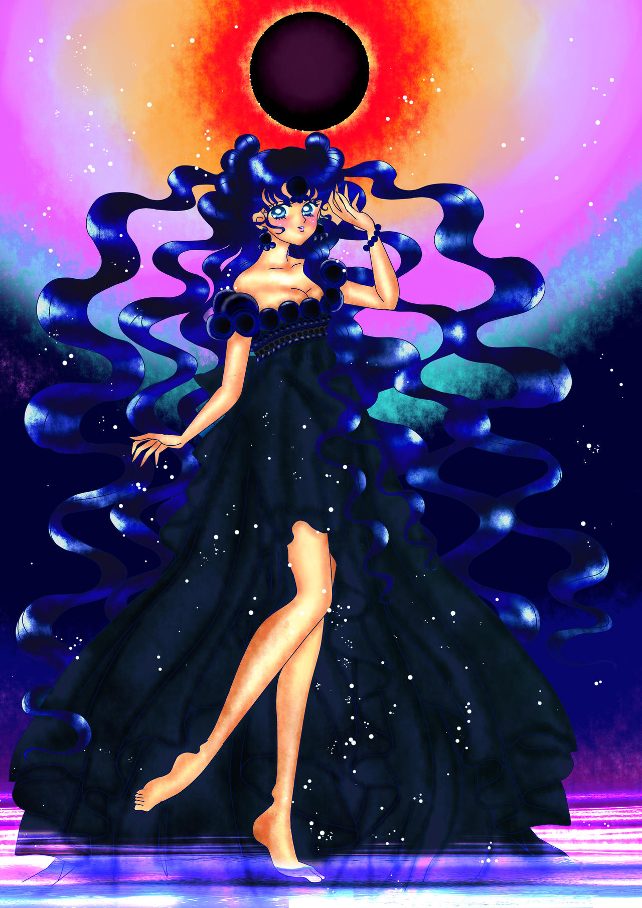 Princess Nehellenia (human form) by oujimishima on DeviantArt