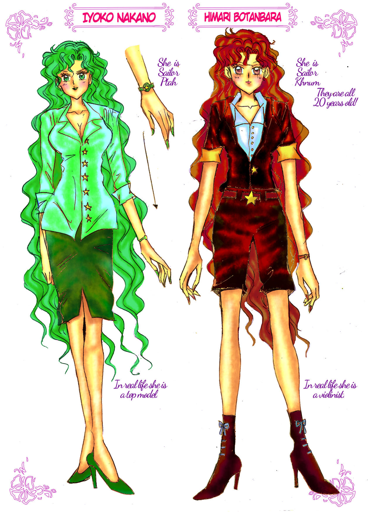 Model Sheet 2 By Oujimishima On DeviantArt