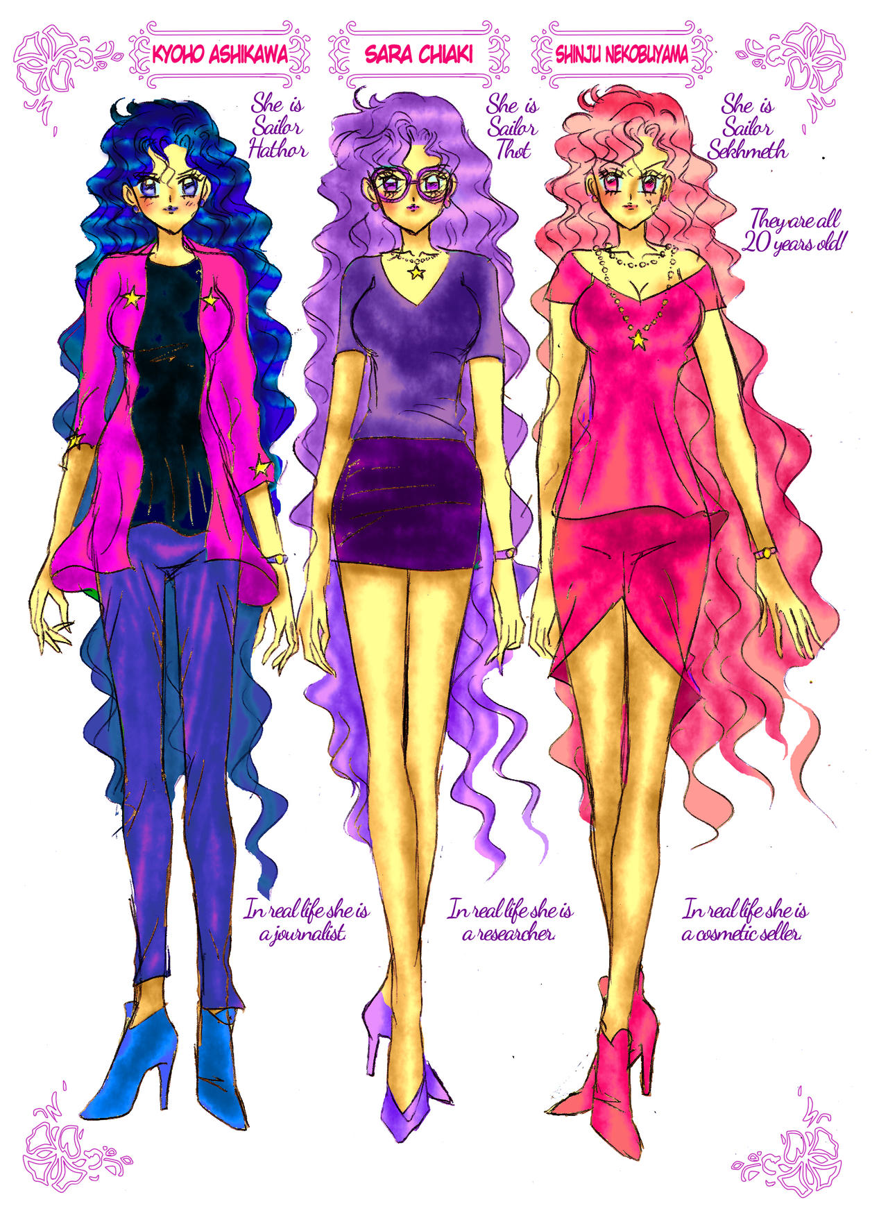 Model Sheet 3 By Oujimishima On DeviantArt