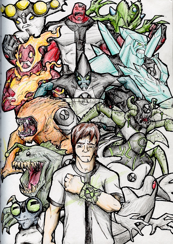 Ben 10 Aliens by kjmarch, Ben 10