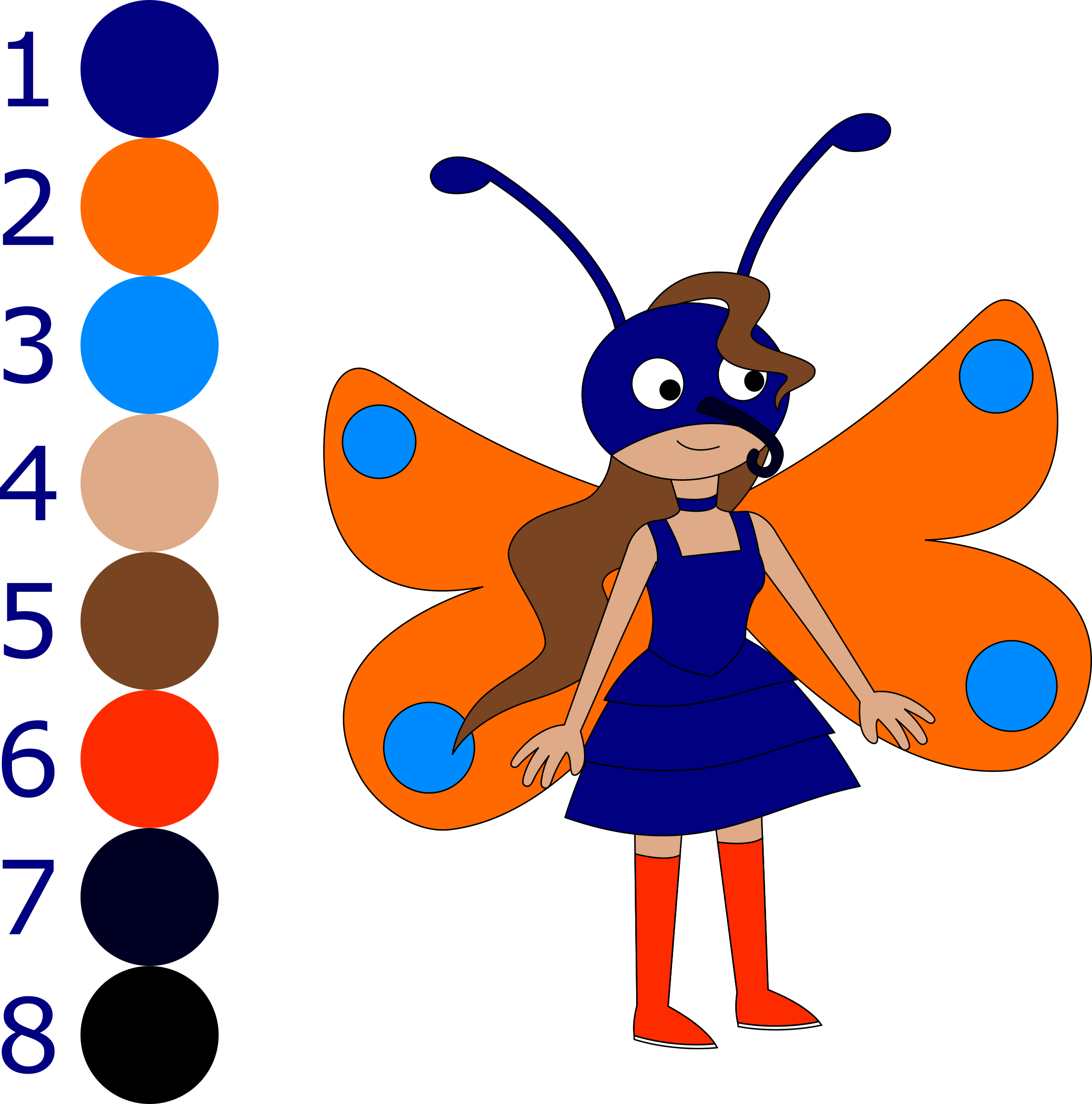 Unnamed Butterfly Girl