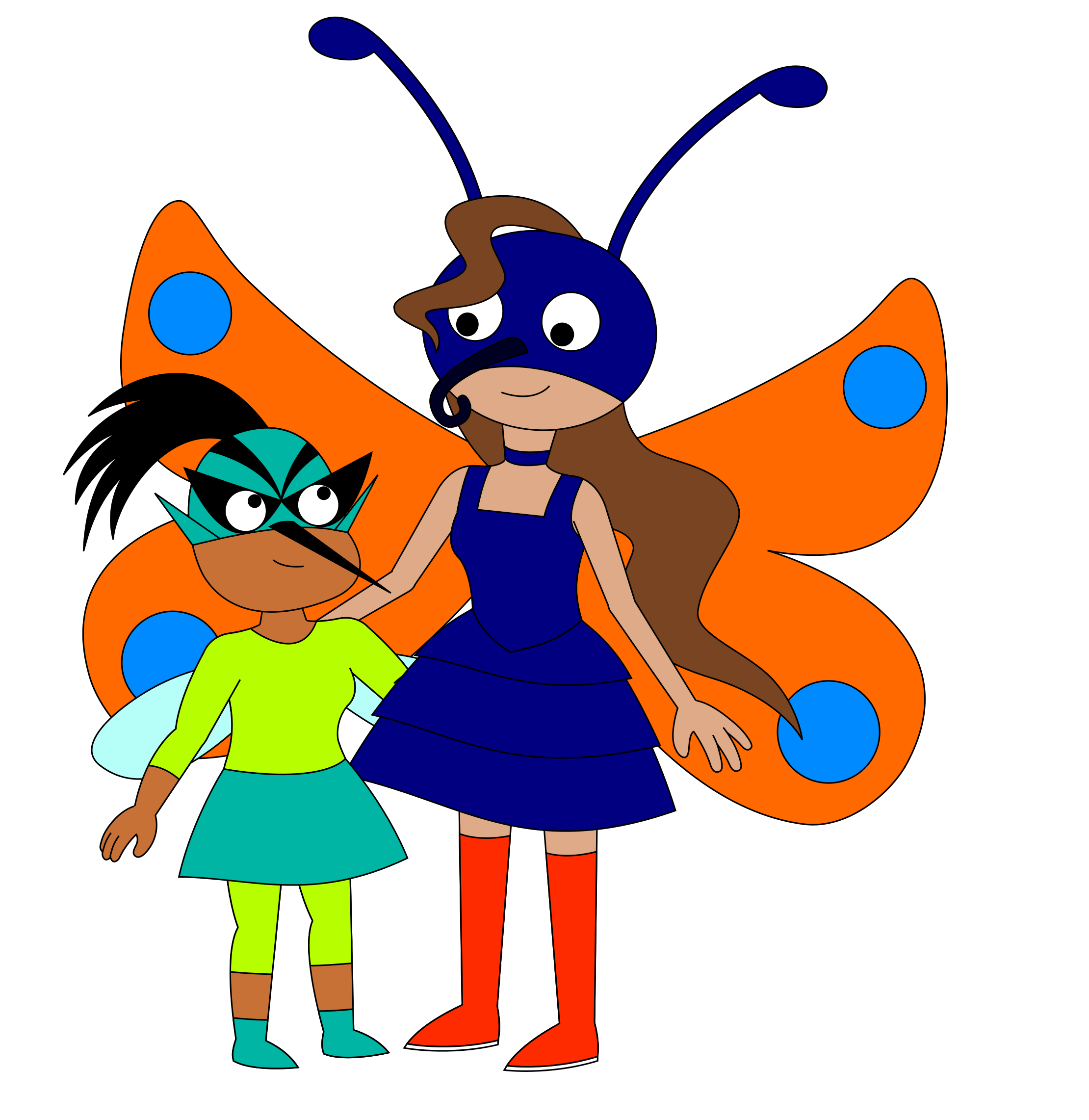 Insect Girls by cartoonygothica on DeviantArt