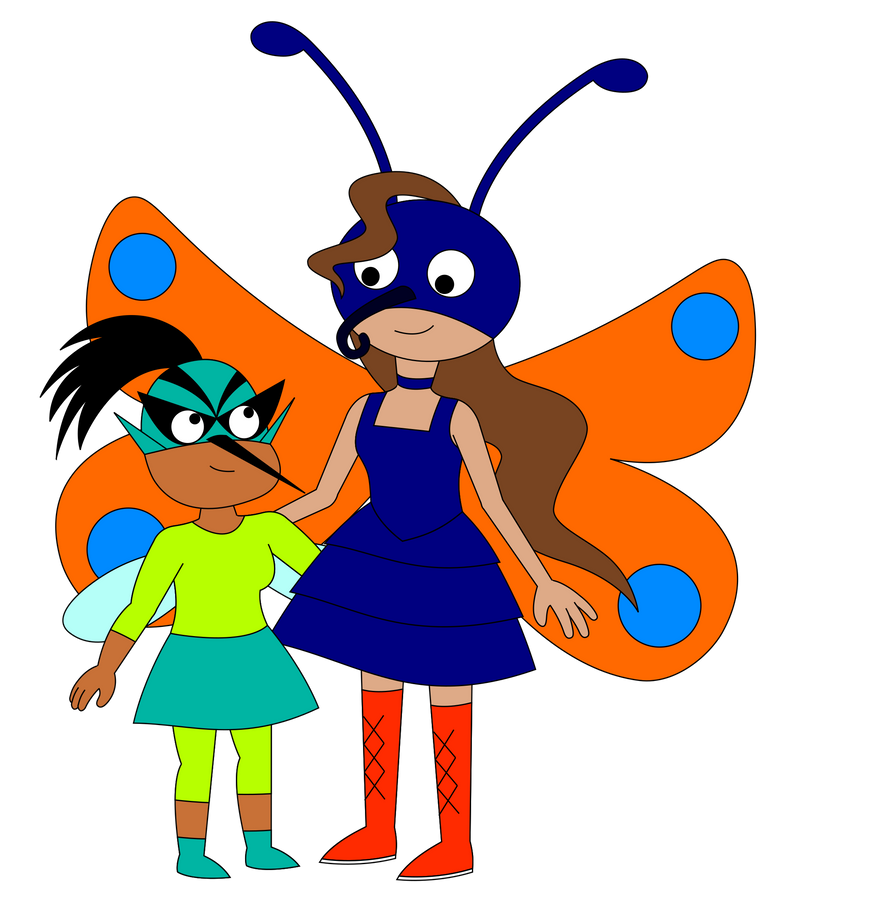 Insect Girls by cartoonygothica on DeviantArt