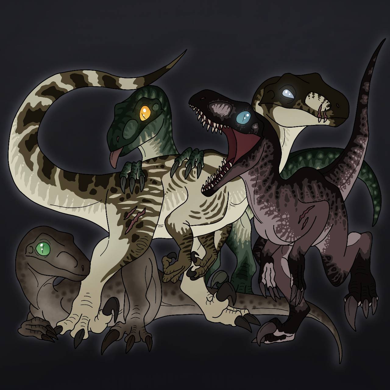 Tankiro Raptorino Raptor gang by Dannydipura on DeviantArt