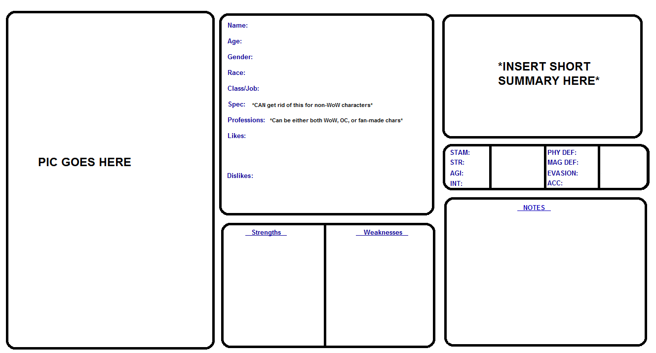 Character Sheet Template By Sweetietweety111 On Deviantart