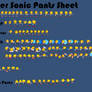 Super Sonic with Pants Sprite Sheet