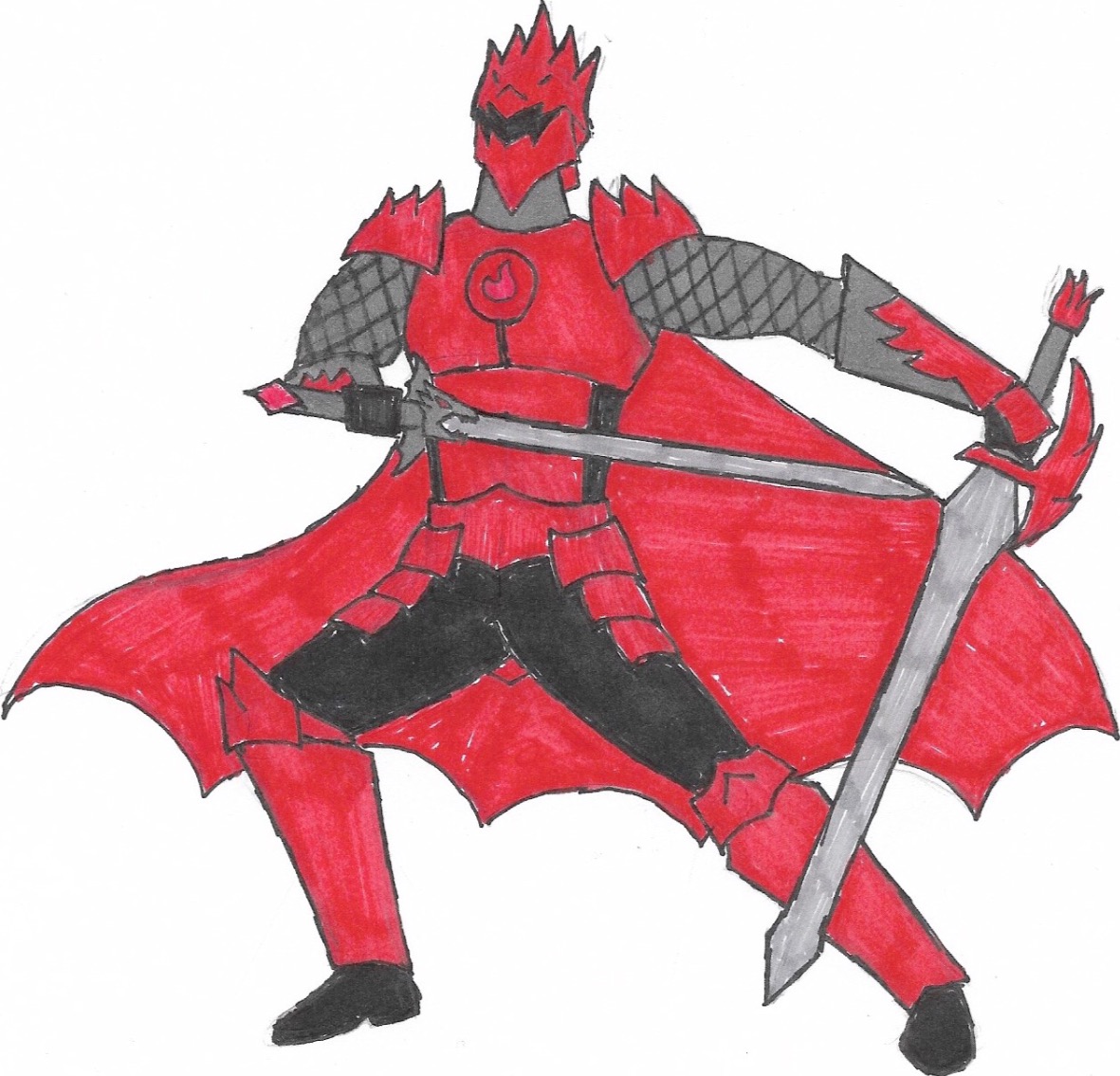 The Red Dragon Knight Ranger by Chiquplane12 on DeviantArt
