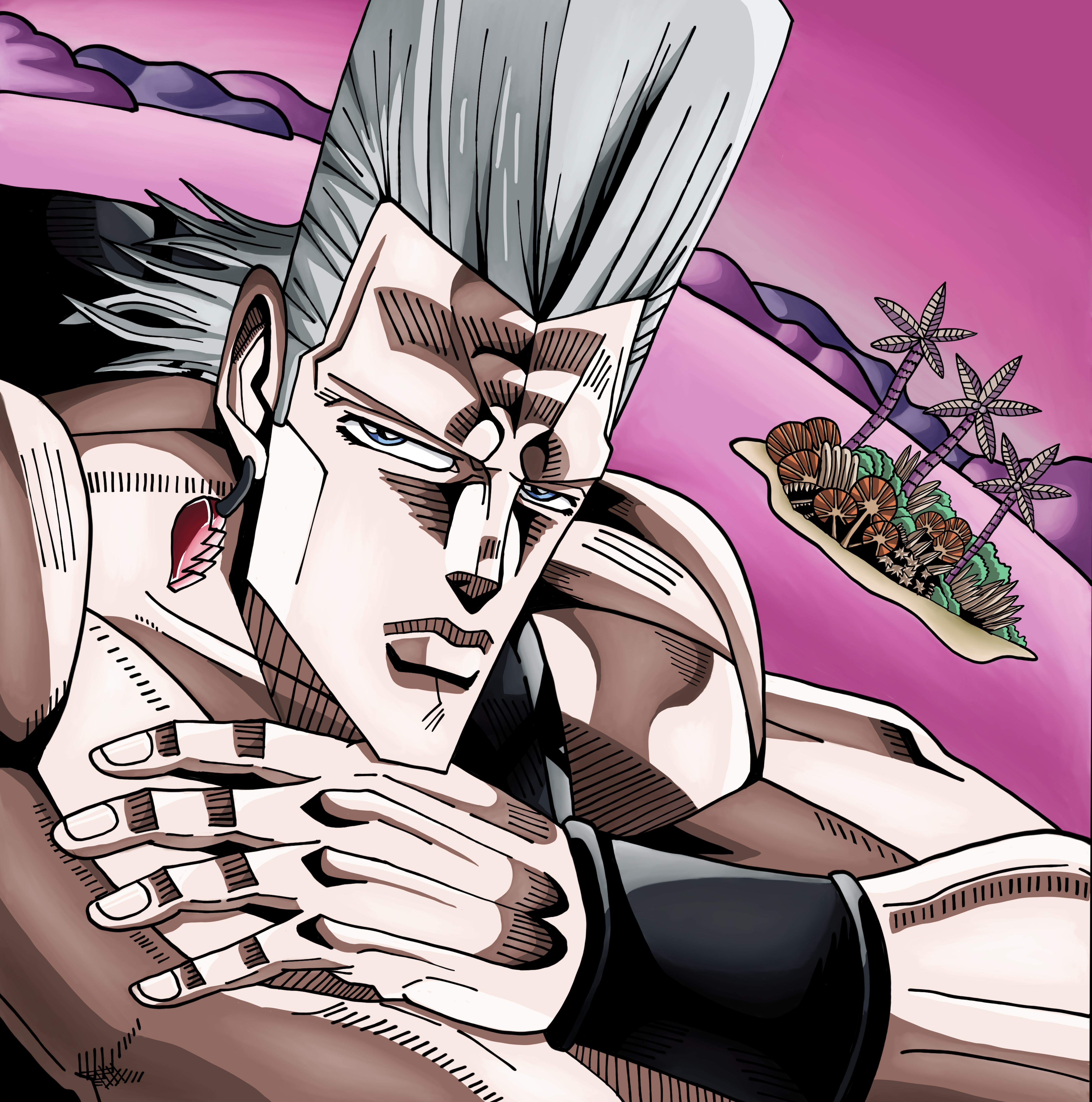 JoJo's Bizarre Visual Design on X: Character Highlight - Jean Pierre  Polnareff  / X