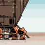 Star Wars Episode IV scene - pixel art