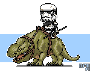 Dewback trooper