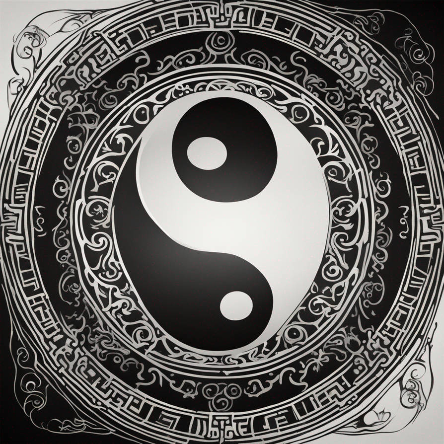 The yin yang symbol is shown in the image