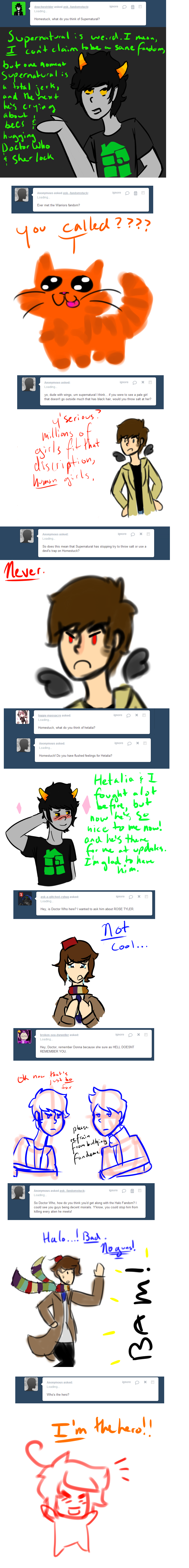 Fandomstuck Askblog Asks Dump 1