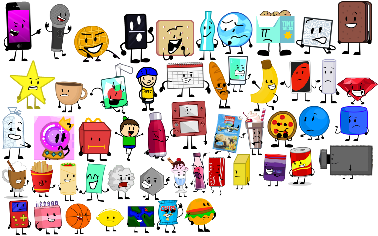 My Favorite Object Show Characters! (OLD Version)