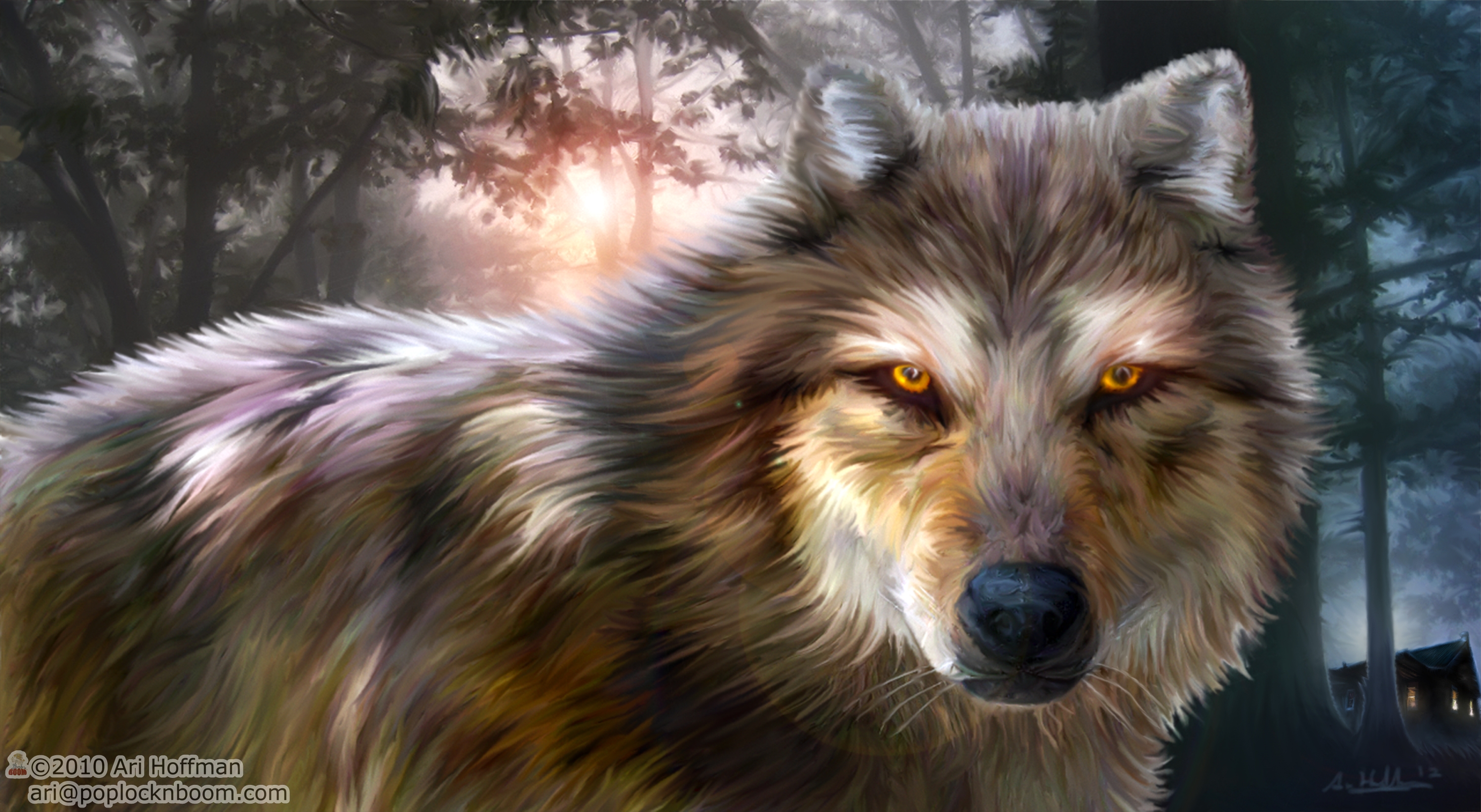 The Night Wolf...Art Work