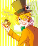 Sanji The mad Hatter by KisaSwan