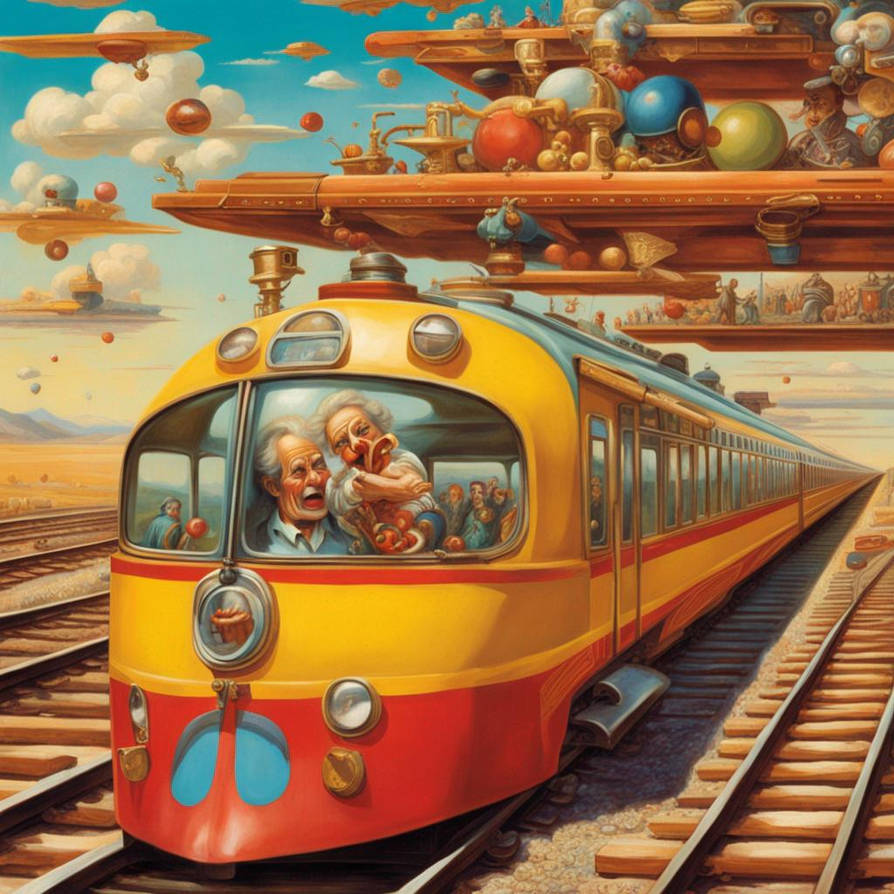 Unceasing Train An endless train I. by Gerousia59 on DeviantArt