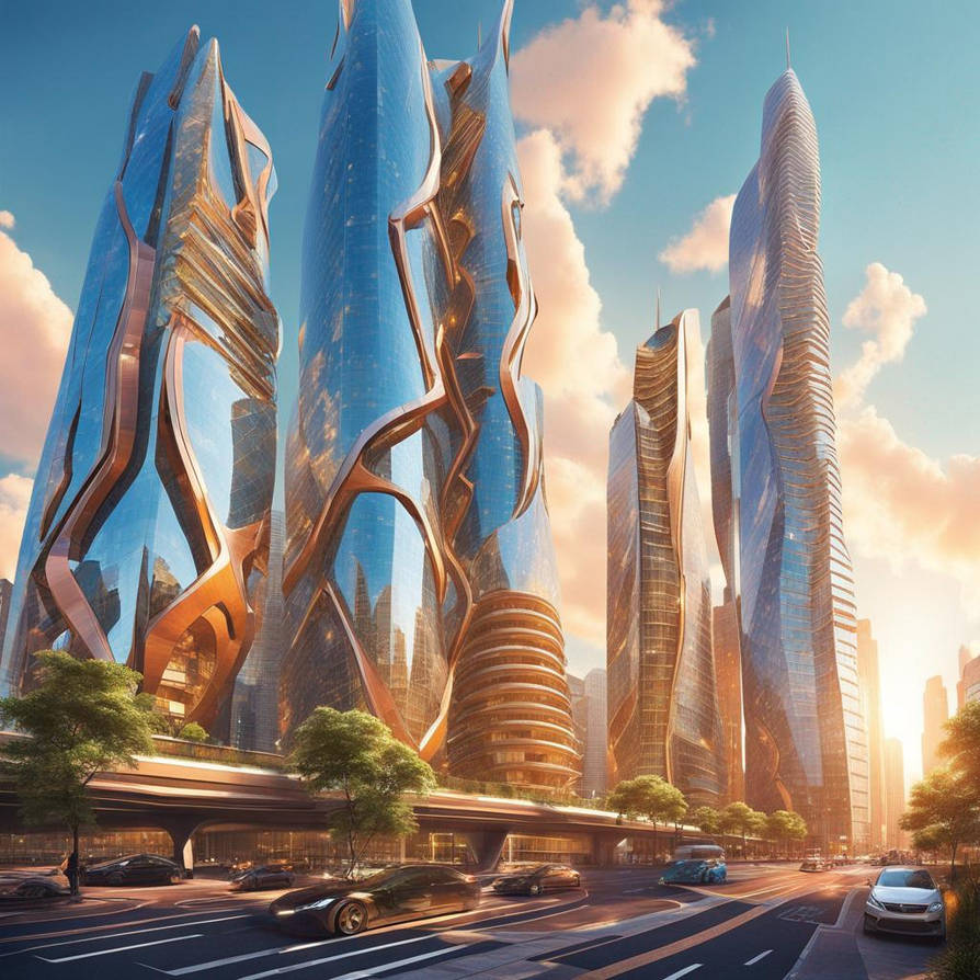 Metropoli Moderno Modern metropolis by Gerousia59 on DeviantArt