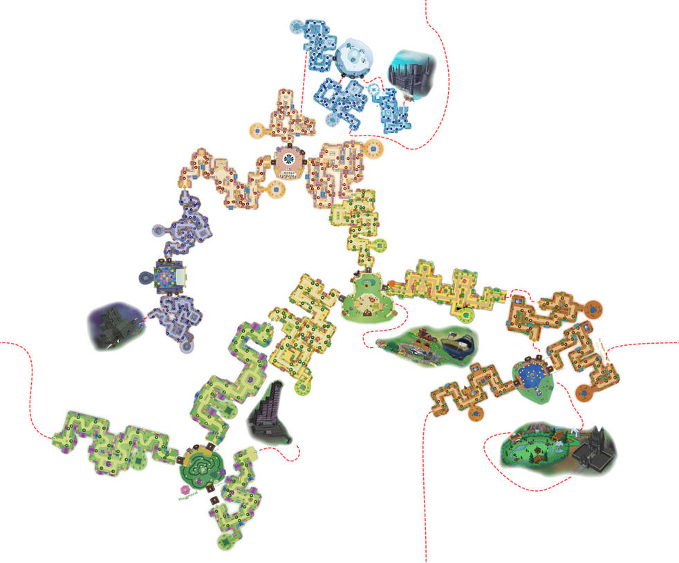 Toontown Layout The REAL map of ToonTown by Messinground on DeviantArt